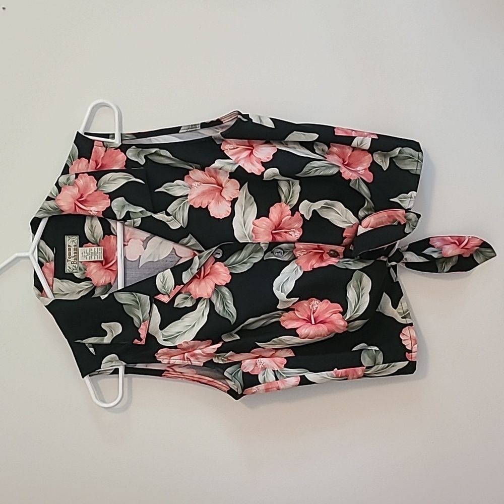 Silk cropped tank top vintage